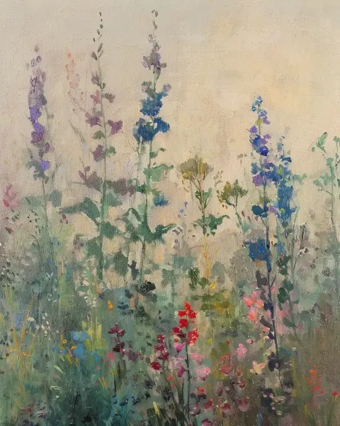 Prismatic Wildflowers in Atmosphere