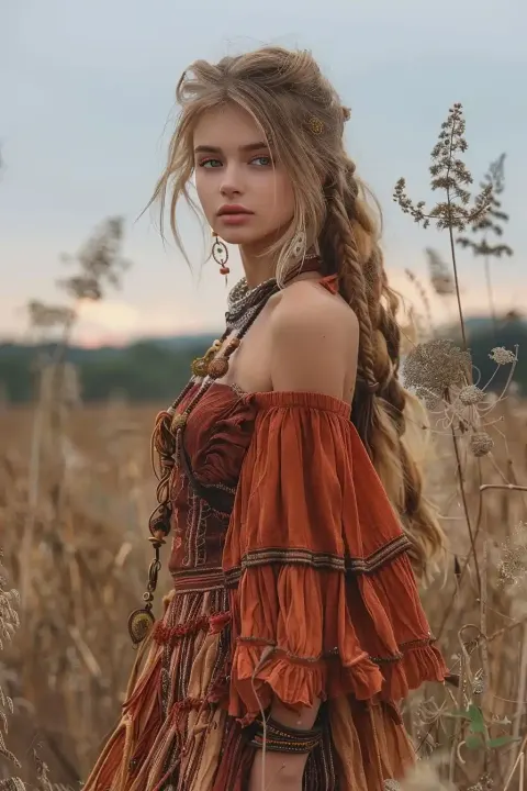 Ultra Real Hippie Girl