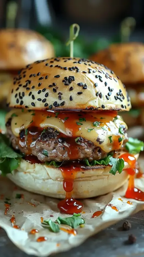 Pastel Smashed Burger Art
