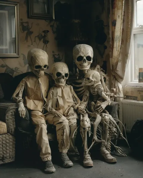 Alien Family on Council Estate