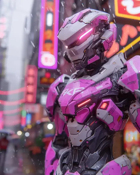 Cyberpunk Stealth Robot