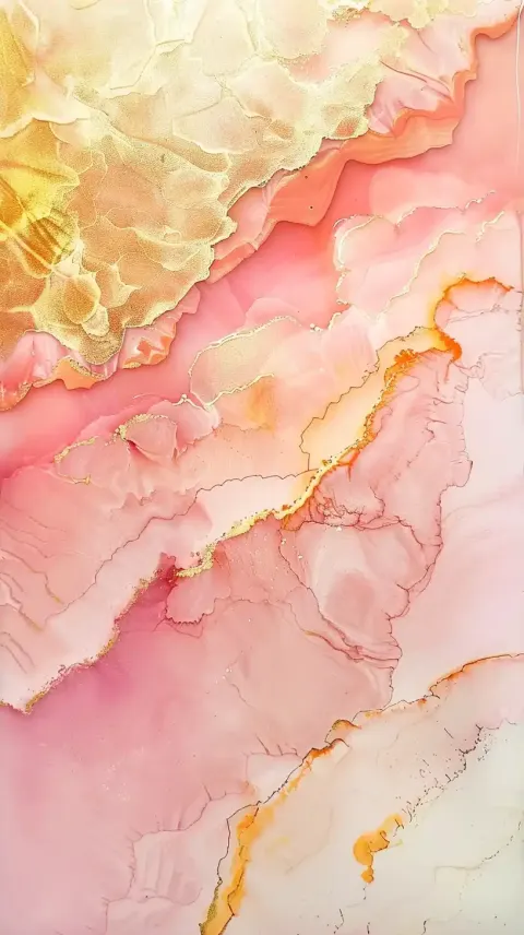 Alcohol Ink Metallic Art