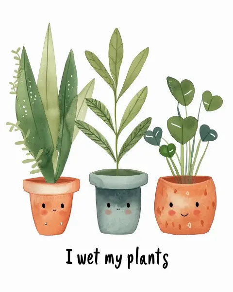 Cartoon Plant Nursery Poster