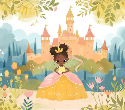 Adorable Princess in Lucy Grossmith Style
