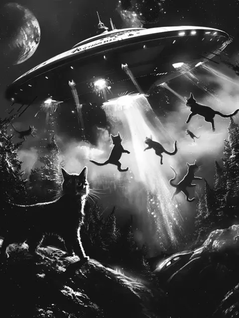 Space Kat UFO Encounter