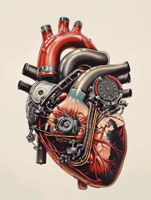 Mechanical Heart Diagram