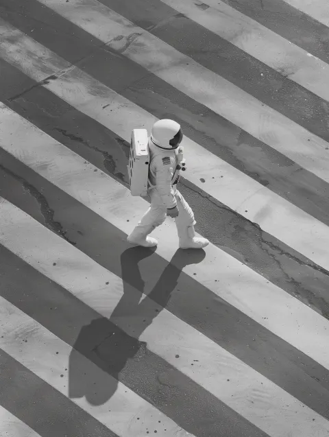 Astronaut Crosswalk AR