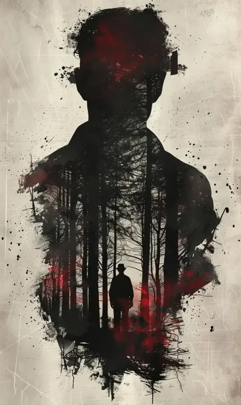 Horror Silhouette Forest