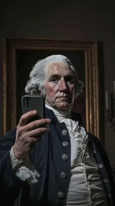 Realistic Washington Selfie