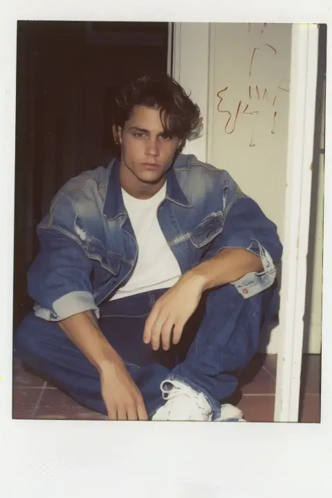 90s Cameron Polaroid Portrait