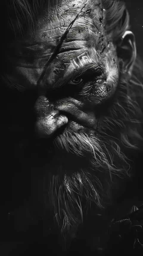 Realistic Warrior Portrait