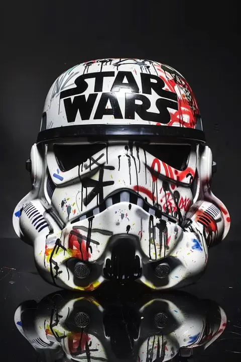 Graffiti Stormtrooper Mask
