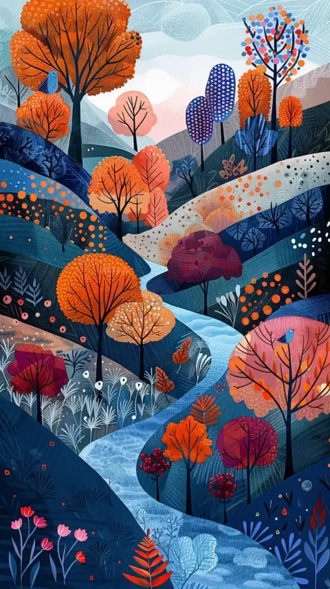 French Countryside Illustrations