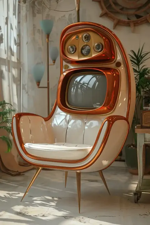 Futuristic 3D TV Display
