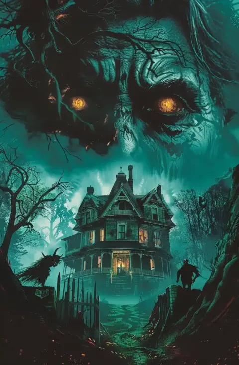 Spooky Horror Book Cover