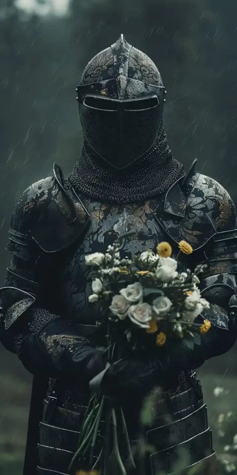 Dark Knight Bouquet Cinematic Photography