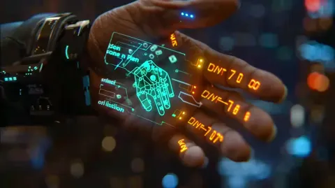 Cyberpunk Palm Map