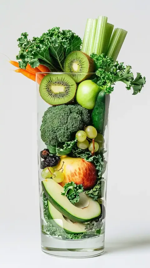 Green Glass of Produce