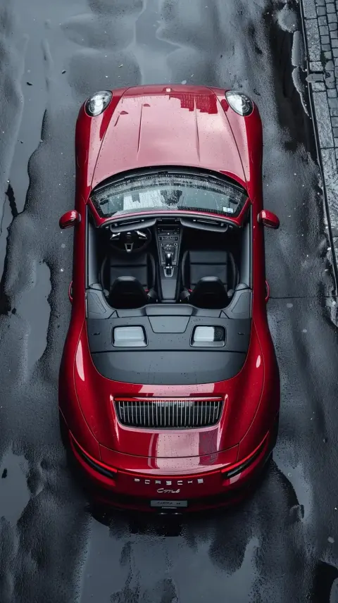 Convertible Top View Aerial