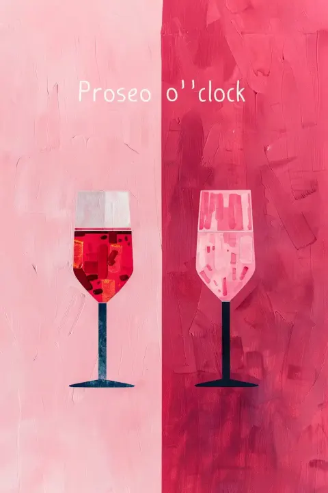 Bicolor Prosecco Poster