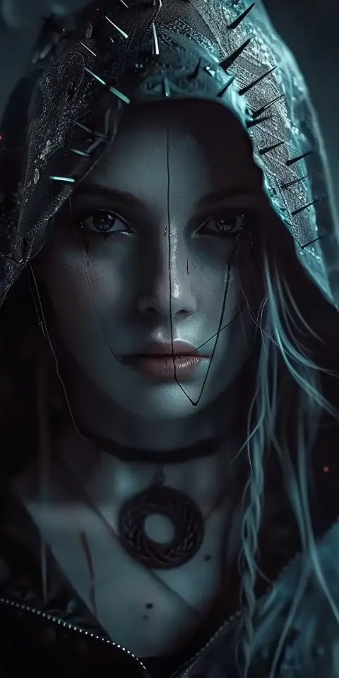 Gothic Cult Leader Portrait