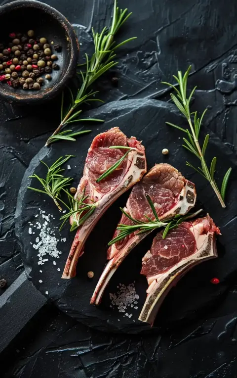 Marbled Lamb Cutlet Raw Delight