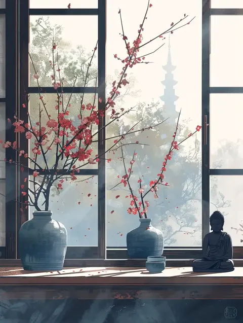 Minimalist Chinese Tea Room