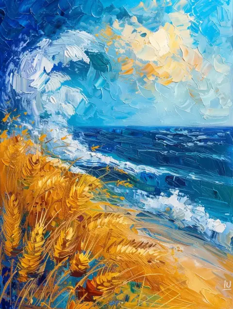 Wheat Field Van Gogh