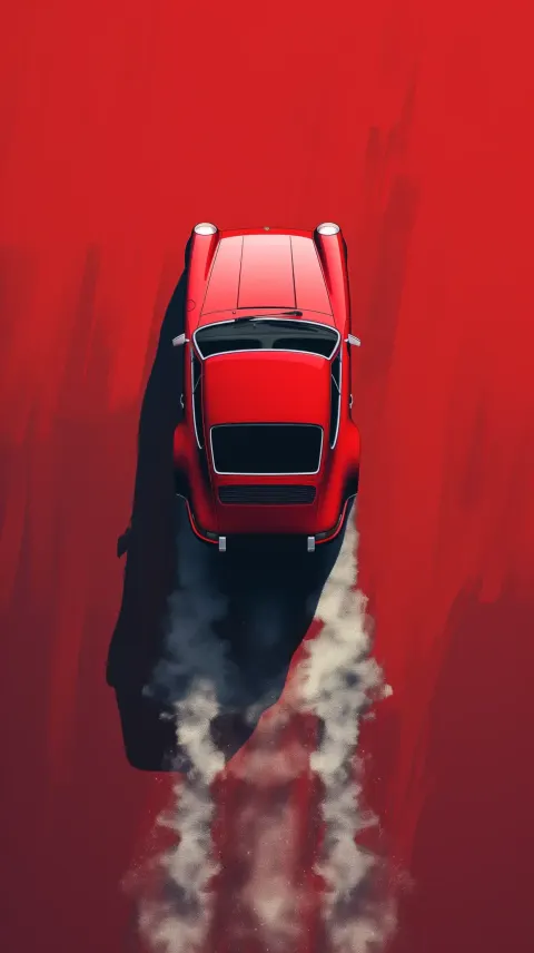 Flat Porsche Dust Trail