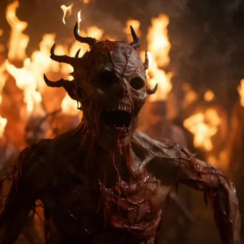 Horror Movie Ifrit Demon in Award-Winning Cinematic Scene