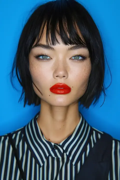 Japanese Hairdresser Competition Portrait