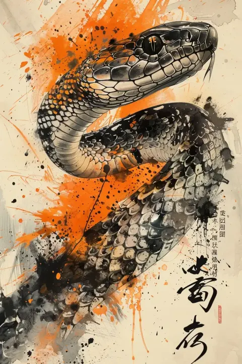 Ink Snake Poster Art