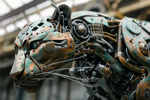 Mechanical Panther in Natural Light