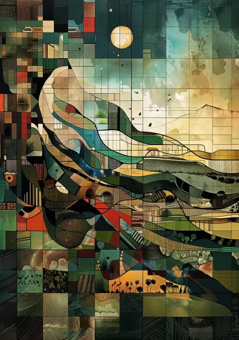 Angular Grid Landscape