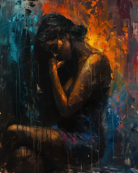 Abstract Asencio Wall Chaos