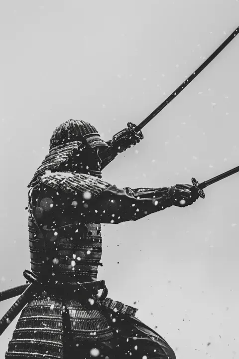 Traditional Samurai Portrait