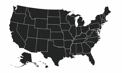 Minimalist State Map