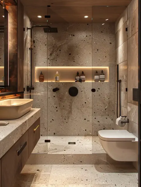 Modern Wet-Dry Bathroom