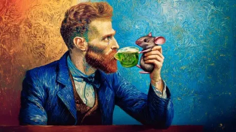 Vincent Van Gogh Absinthe Painting