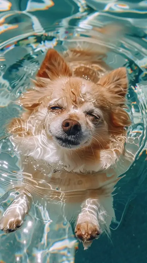 Pomeranian Pool Floaty
