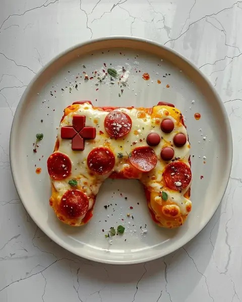Minimalist Pizza Joystick View