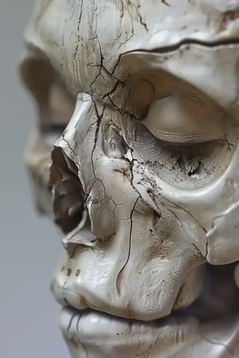 Morphing Skull Portrait