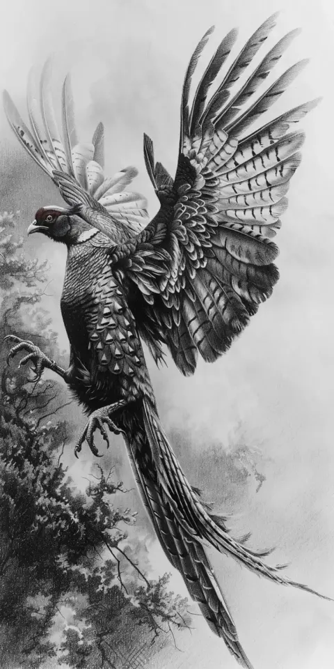Realistic Pheasant Study