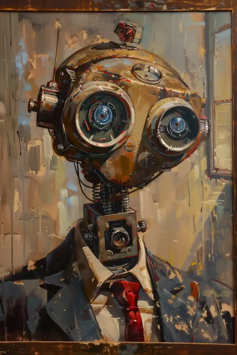 Self-Aware Bot Self-Portrait