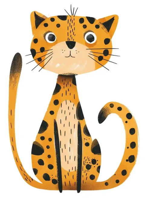 Cartoon Cheetah Jon Klassen