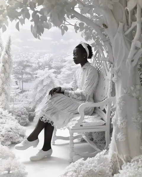 Infrared Afroamerican Portraits Tim Walker Kinetic Sculptures