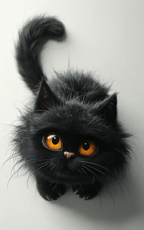 Chubby Cat Playtime Glassy