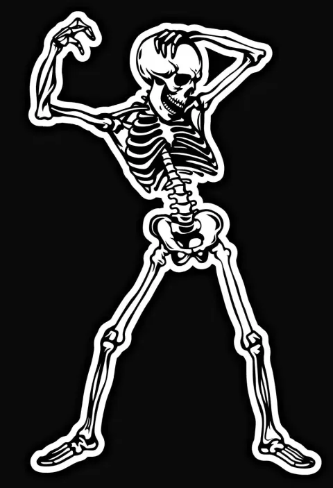 Vector Dab Skeleton