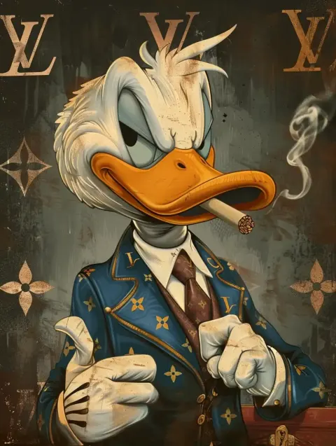 Cartoon Duck in LV