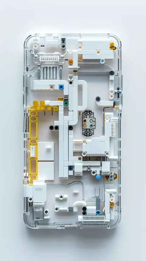 Lego Phone Structure Art